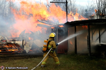 Double incendie à St-Pie