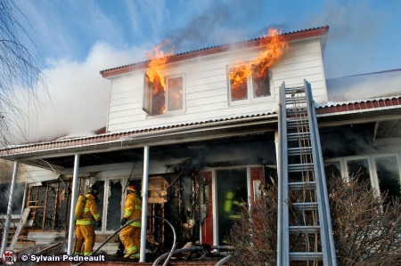 Feu résidentiel à St-Damase