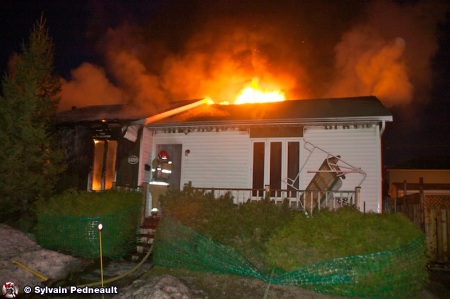 Feu de résidence à Saint-Hyacinthe