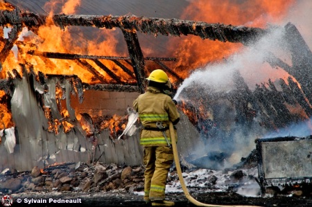 Feu de grange dans le 5e rang