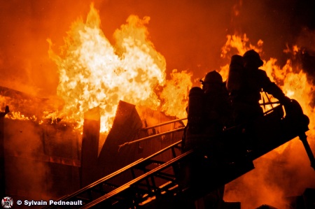 5ième alarme au centre-ville de Saint-Hyacinthe