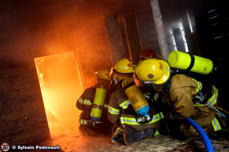 Pratique incendie à Ste-Marguerite-du-Lac-Masson