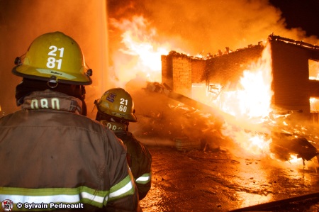 Pratique de feu à Beloeil